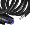 Oxford Self-Coiling Tensile Steel Cable Lock (12mm x 1800mm / Smoke)