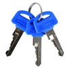 Oxford Self-Coiling Tensile Steel Cable Lock (12mm x 1800mm / Smoke)