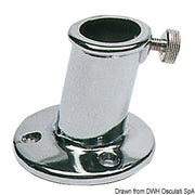 Flagspole socket chromed brass Ø 20 mm
