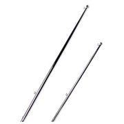 Mirror polished SS flagstaff w/ end ball 750 mm