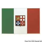Adhesive Italy flag 20 x 30 cm
