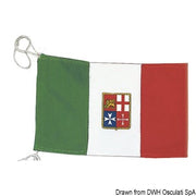 Italian ensign merchant navy 80 x 120 cm