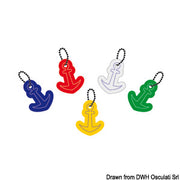 Softfoam keyring Anchor mixed colours Packaging containing N. 10 assorted items