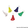 Softfoam key ring Sail boat mixed colours Packaging containing N. 10 assorted items