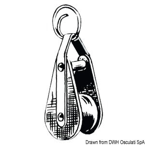 Hoisting block key ring