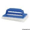 Abrasive brush with nylon handle