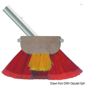 Scrubber 10" soft + medium red fibres