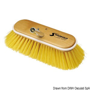 Scrubber 10" medium yellow fibres