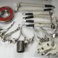 Offshore Repair Kit, 95 Series, 12/24v, (incl bearings, brushes, pos/neg diodes)
