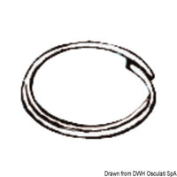 SS split ring 17x1 mm