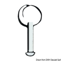 SS clevis pin without ring 8mm x 20mm