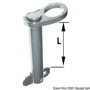 Drop nose pin AISI 316 100 mm Ø 10 mm B