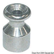 Tarpaulin lacing button AISI 316 19 mm