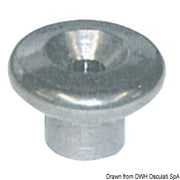 Tarpaulin button large head AISI 316 12.5 mm