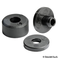 Glass stop spacer white Packaging containing N. 100 pcs