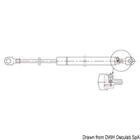 Gas spring AISI 316 622 mm 70 kg