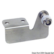 Square embossed plate w/right pin