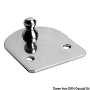 Compact flat plate w/10mm-ball