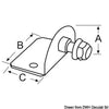 Compact 90° plate 10mm Ø internal