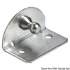 Compact 90° plate 10mm Ø internal