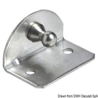 Compact 90° plate 10mm Ø internal