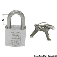 SS padlock 25x19 mm