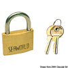 Padlock bronze/SS 40 mm