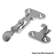 Lever closure inox 110x48 mm