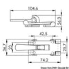 AISI316 lever fastener