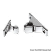 Snap latch made of chromed brass