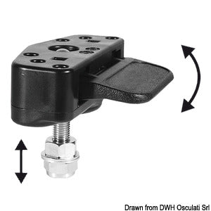 Hidden vertical lock white