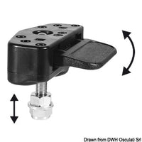 Hidden vertical lock black