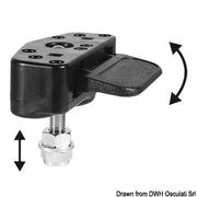 Hidden vertical lock black