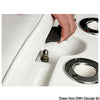 Hidden vertical lock black
