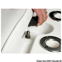 Hidden vertical lock black