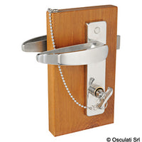 Lock for toilets and cabins internal right, external left