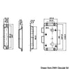 Handless lock internal right