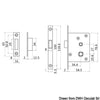 Magnet-operated lock simple
