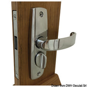 CONTEMPORARY handle pair w/strike plate right