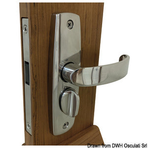 CONTEMPORARY handle pair w/strike plate right