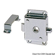 Lock for W.C. units fitted with locking lever