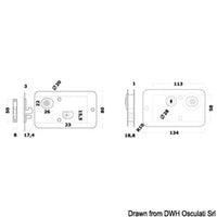 Universal RIGHT/LEFT lock for sliding doors