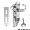 Lock w/handle left