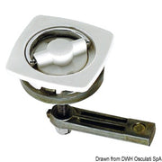 Lift and turn latch