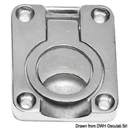 Heavy duty pull latch w/ring