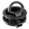 Flush pull latch black nylon without lock