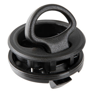Flush pull latch black nylon without lock