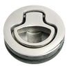 Flush pull latch AISI316 w/stop without lock