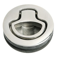 Flush pull latch AISI316 w/stop without lock