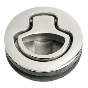 Flush pull latch AISI316 w/stop without lock